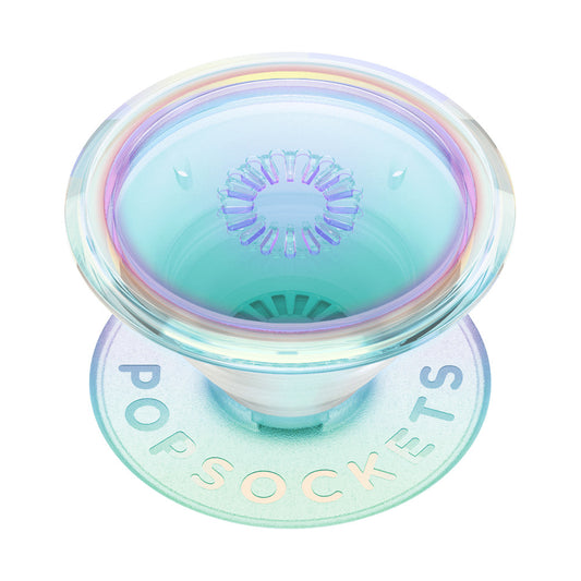 PopSockets - PopGrip - Iridescent Clear