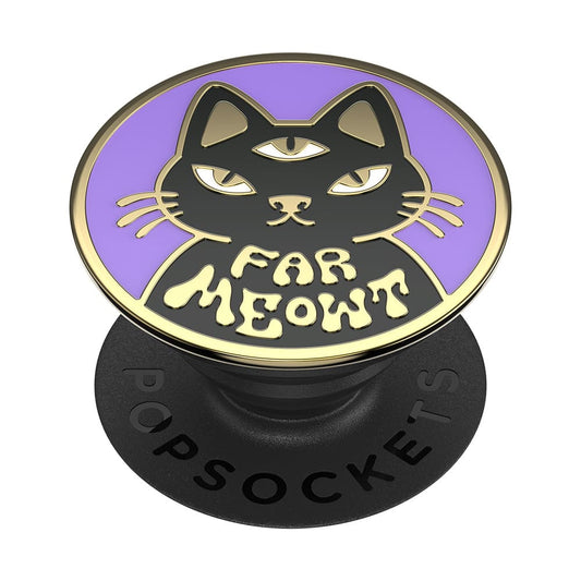 PopSockets - PopGrip - Enamel Far Meowt