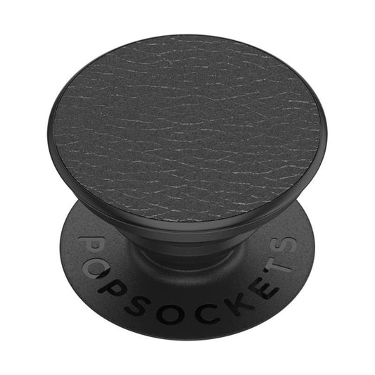 PopSockets - PopGrip - Black Vegan Leather