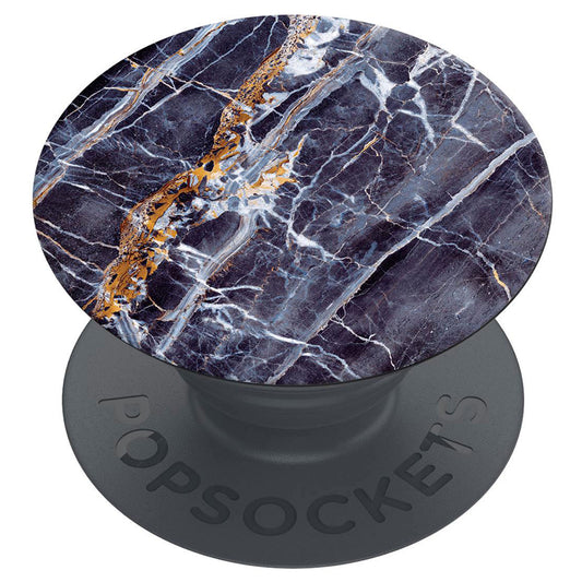 PopSockets - PopGrip - Basic Gold On Dark Marble