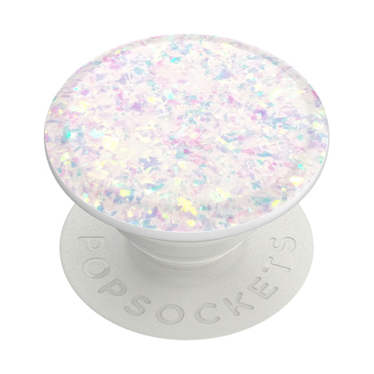 PopSockets - PopGrip - Iridescent Confetti White